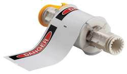 BRADY SPC ABSORBENTS 130764 LABEL,RED ON WHITE,4X6IN,VINYL