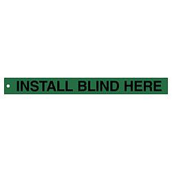 BRADY SPC ABSORBENTS 132452 ISOLATION BLIND TAGS,2IN.HX20IN.W,PK25