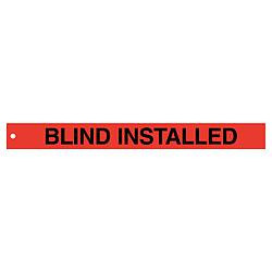 BRADY SPC ABSORBENTS 132453 ISOLATION BLIND TAGS 2IN.HX20IN.W PK25