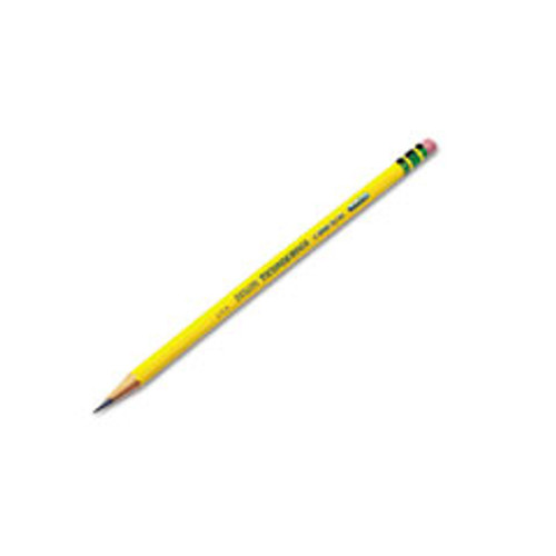 DIXON TICONDEROGA CO. 13883 WOOD PENCILS,W/ERASER,NO 3 H LEAD,YW