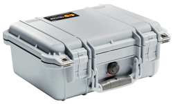 PELICAN PRODUCTS INC. 1400NF-13D734 CASE 13-3/8 IN LX11-5/8 INWX6 IND SILVER