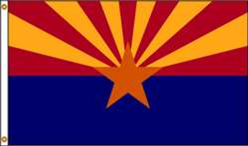 NYLGLO 140270 D3771 ARIZONA FLAG 4X6 FT NYLON
