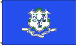 NYLGLO 140770 D3771 CONNECTICUT FLAG 4X6 FT NYLON