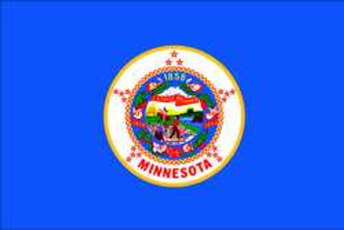 NYLGLO 142760 D3761 MINNESOTA STATE FLAG 3X5 FT