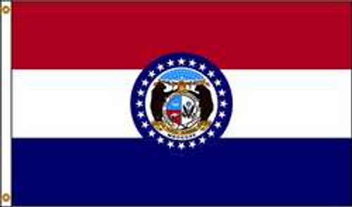 NYLGLO 142970 D3771 MISSOURI FLAG 4X6 FT NYLON
