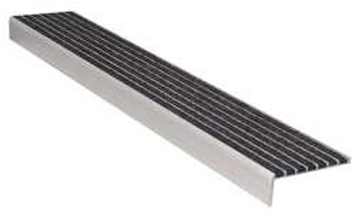 WOOSTER PRODUCTS 142BLA5 SAFETY STAIR NOSING BLACK EXTRUDED ALUM