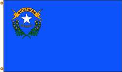 NYLGLO 143380 D3772 NEVADA FLAG 5X8 FT NYLON