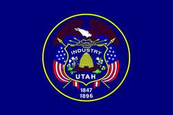 NYLGLO 145360 D3761 UTAH STATE FLAG 3X5 FT