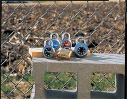 MASTER LOCK 1504D COMBINATION PADLOCK CENTER 1 DIAL RED