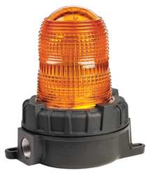 FEDERAL SIGNAL 151XST-S120A WARNING LIGHT STROBE AMBER 120VAC