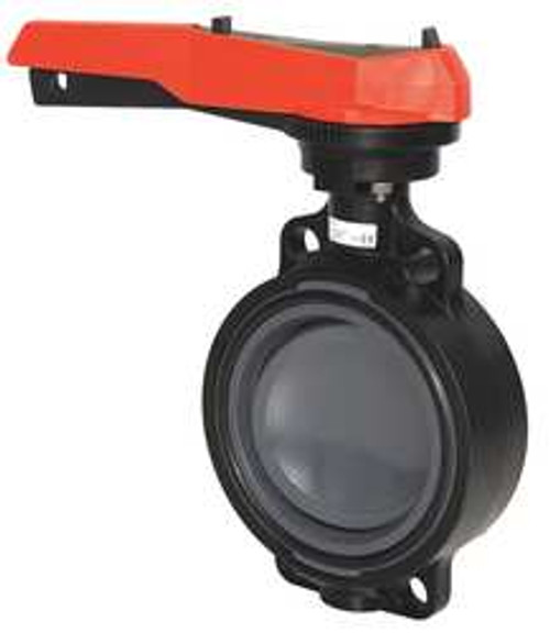 GEORG FISCHER 161567007 BUTTERFLY VALVE,PVC ,6 IN