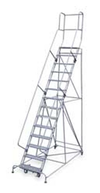 COTTERMAN 1714R2642A6E12B4W4C1P3 ROLLING LADDER HNDRL PLTFM 140 IN H