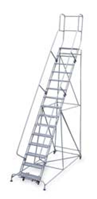 COTTERMAN 1715R2642A6E12B4W4C1P3 ROLLING LADDER HNDRL PLTFM 150 IN H