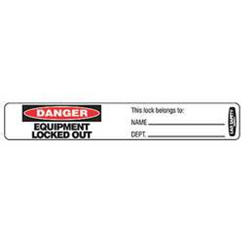 ELECTROMARK 18591 PADLOCK LABEL 3/4 IN H 5 IN W PK25 ELECTROMARK 18591 PADLOCK LABEL 3/4 IN H 5 IN W PK25