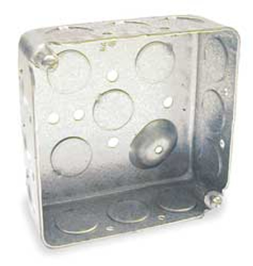 RACO 190 ELECTRICAL BOX,SQUARE,4 X 1-1/2 IN.