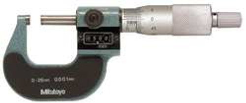 MITUTOYO 193-111 DIGITAL MICROMETER OUTSIDE 0 TO 25MM