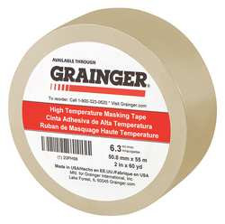 GRAINGER GLOBAL SOURCING 20PH98 MASKING TAPE NATURAL 2IN X 60 YD.