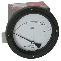 MIDWEST INSTRUMENT 220-SC-02-O(AAA)-15P PRESSURE GAUGE 0 TO 15 PSI
