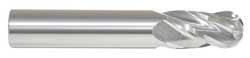MONSTER 221-001100 BALL END MILL,SINGLE END,7/16",CARBIDE