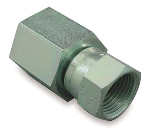 EATON 2242-6-6s HOSE ADAPTER NPT TO JIC 9/16-18 X 3/8-18