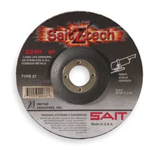 UNITED ABRASIVES-SAIT 22604 DEPRESSED CENTER WHEEL T27 7X1/4X7/8 ZA UNITED ABRASIVES-SAIT 22604 DEPRESSED CENTER WHEEL T27 7X1/4X7/8 ZA