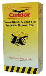 CONDOR USA INC 22PN89 RESPIRATOR WIPES ALCOHOL FREE PK 100
