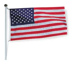 NYLGLO 2320 US FLAG 8X12 FT NYLON