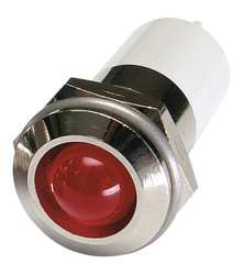 GRAINGER GLOBAL SOURCING 24M151 ROUND INDICATOR LIGHT RED 120VAC