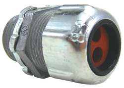 THOMAS & BETTS 2541-2 LIQUID TIGHT CONNECTOR 1 IN. SILVER