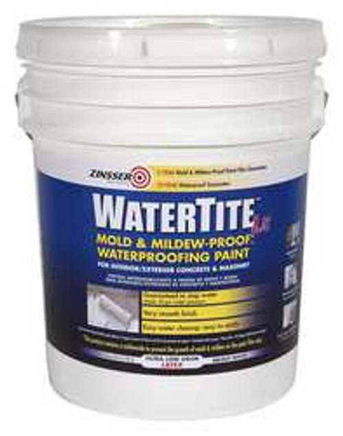 ZINSSER 270269 MOLD AND MILDEW PAINT,WHITE,5 GAL,PAIL ZINSSER 270269 MOLD AND MILDEW PAINT,WHITE,5 GAL,PAIL