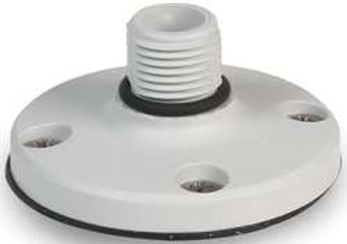 EDWARDS SIGNALING 270THF THREADED FOOTING POLYCARBONATE GRAY