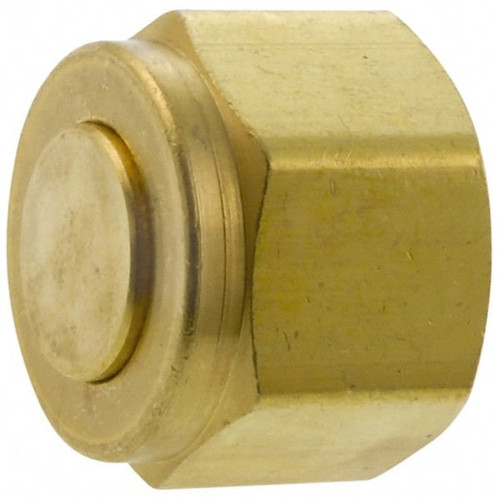 PARKER 2BLP2-B 1/8" TUBE OD BRASS COMPRESSION TUBE PLUG