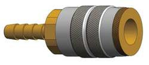 DIXON TICONDEROGA CO. 2FS2 BARB TO INDUST. COUPLER BARB 1/4 STEEL