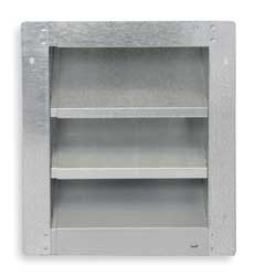 DAYTON 2FTV2 LOUVER ADJ W/ 28 TO 46 IN GALV STEEL
