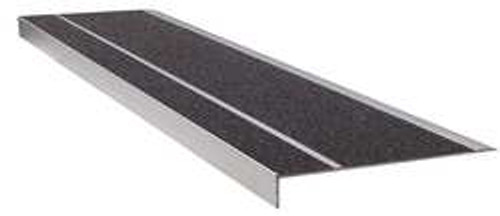 WOOSTER PRODUCTS 300BLA4-6 STAIR TREAD BLK EXTRDED ALUM 4-1/2 FT W