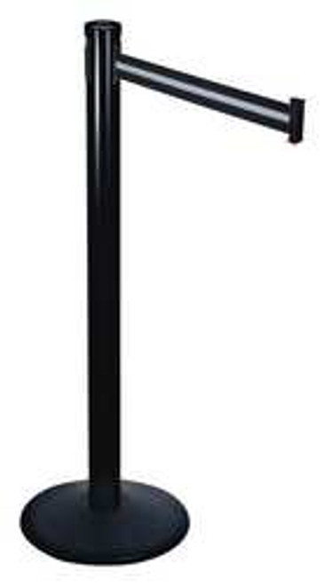 RETRACTA-BELT 301BA-BW BARRIER POST WITH BELT 40 IN H SLOPED