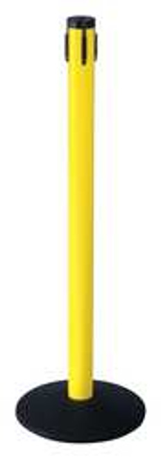RETRACTA-BELT 301YA-RCV RECEIVER POST 40 IN H YELLOW ALUMINUM