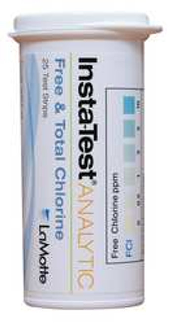 LAMOTTE 3027-G TEST STRIP FREE/TOTAL CHLORINE 0-10PPM