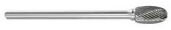 MONSTER 310-002614 OVAL BUR SE,RADIUS END,3/8",CARBIDE