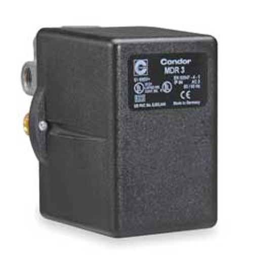 CONDOR USA INC 31KGXEXX PRESSURE SWITCH 3PST 140/175 PSI STNDARD