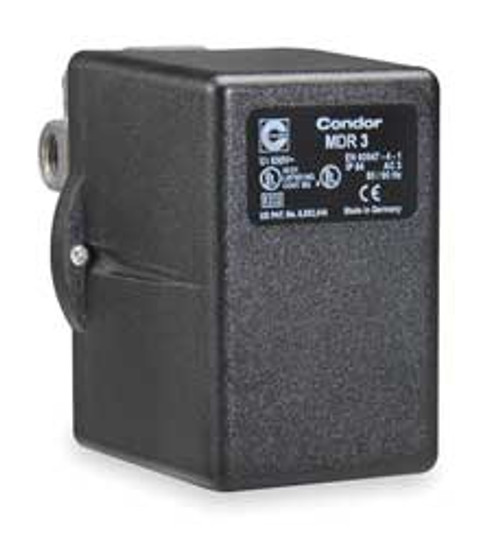 CONDOR USA INC 31SGXXXX PRESSURE SWITCH 3PST 60/80 PSI DIAPHRAGM