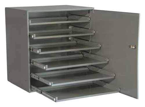 DURHAM MFG CO 321B-95-DR 6 DRAWER, SMALL PARTS SLIDE RACK CABINET