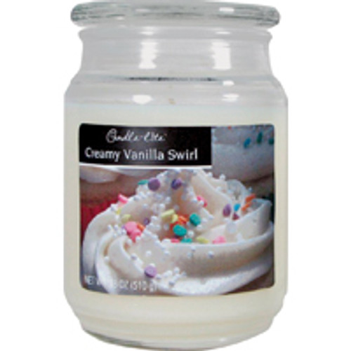 CANDLE-LITE CO 3297553 18OZ JAR CANDLE VANILLA SWIRL CANDLE-LITE CO 3297553 18OZ JAR CANDLE VANILLA SWIRL