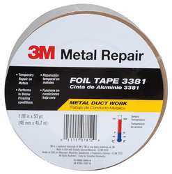 3M 3381-29WR90 FOIL TAPE 2-53/64 IN X 49 YD. SILVER