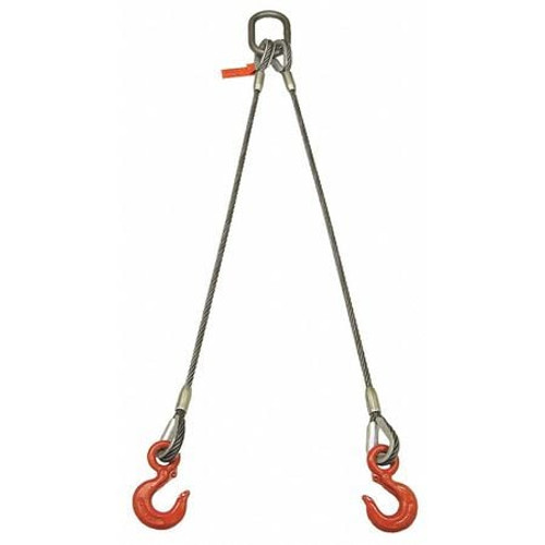 LIFT-ALL 342LBX12 SLING WIRE ROPE 12 FT L 19400 LB @ 60 LIFT-ALL 342LBX12 SLING WIRE ROPE 12 FT L 19400 LB @ 60