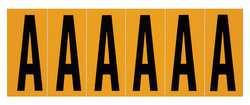 BRADY SPC ABSORBENTS 3450-A LETTER LABEL A 1-1/2 IN W X 3-1/2 IN H