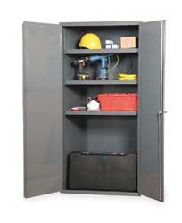 DURHAM MFG CO 3601-95 3 SHELF LOCKING STORAGE CABINET