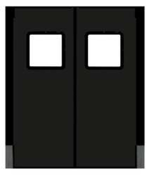 CHASE 3684R25BLA H1823 SWINGING DOOR 7 X 3FT BLACK POLYET