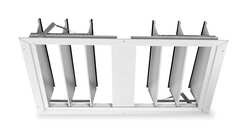 DAYTON 3C511 FAN SHUTTER 30 IN WHITE PAINTED ALUMINUM