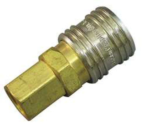 HANSEN 400 COUPLER BODY (F)NPT 3/8 BRASS